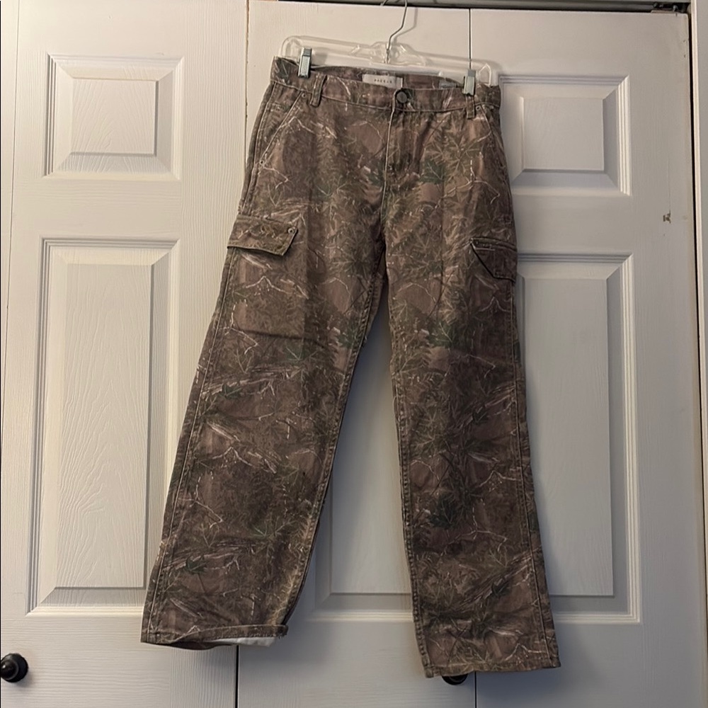 PacSun Camo Cargo Pants, baggy fit
